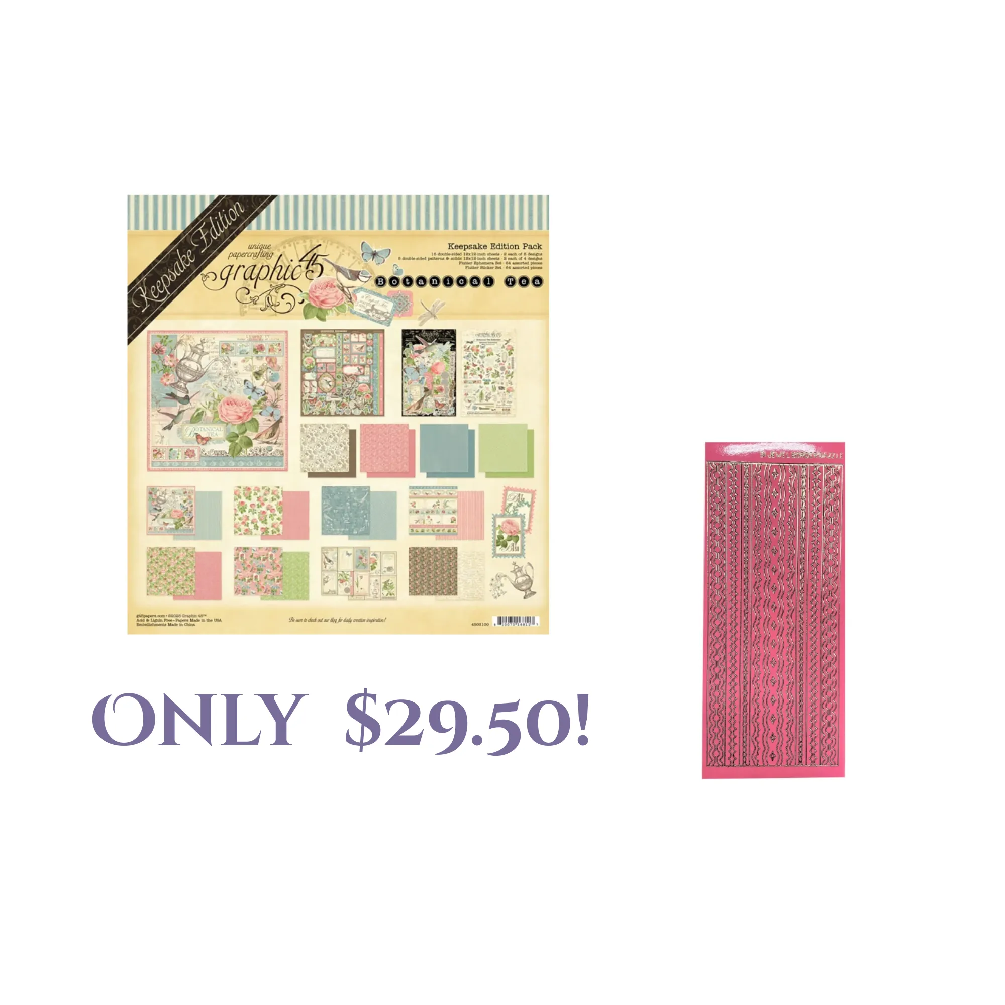 Botanical Tea by Graphic 45 SUPER Money Saver